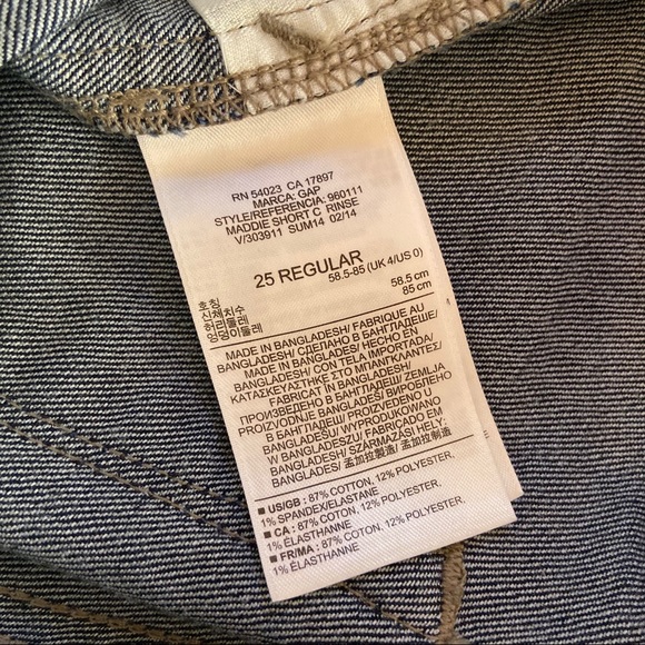 GAP | 1969 Slim Cut-Off Maddie Shorts - Picture 5 of 5